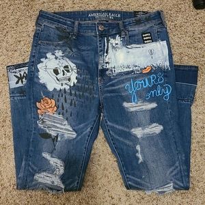 NWT American Eagle Hi-Rise Jegging Size 14
